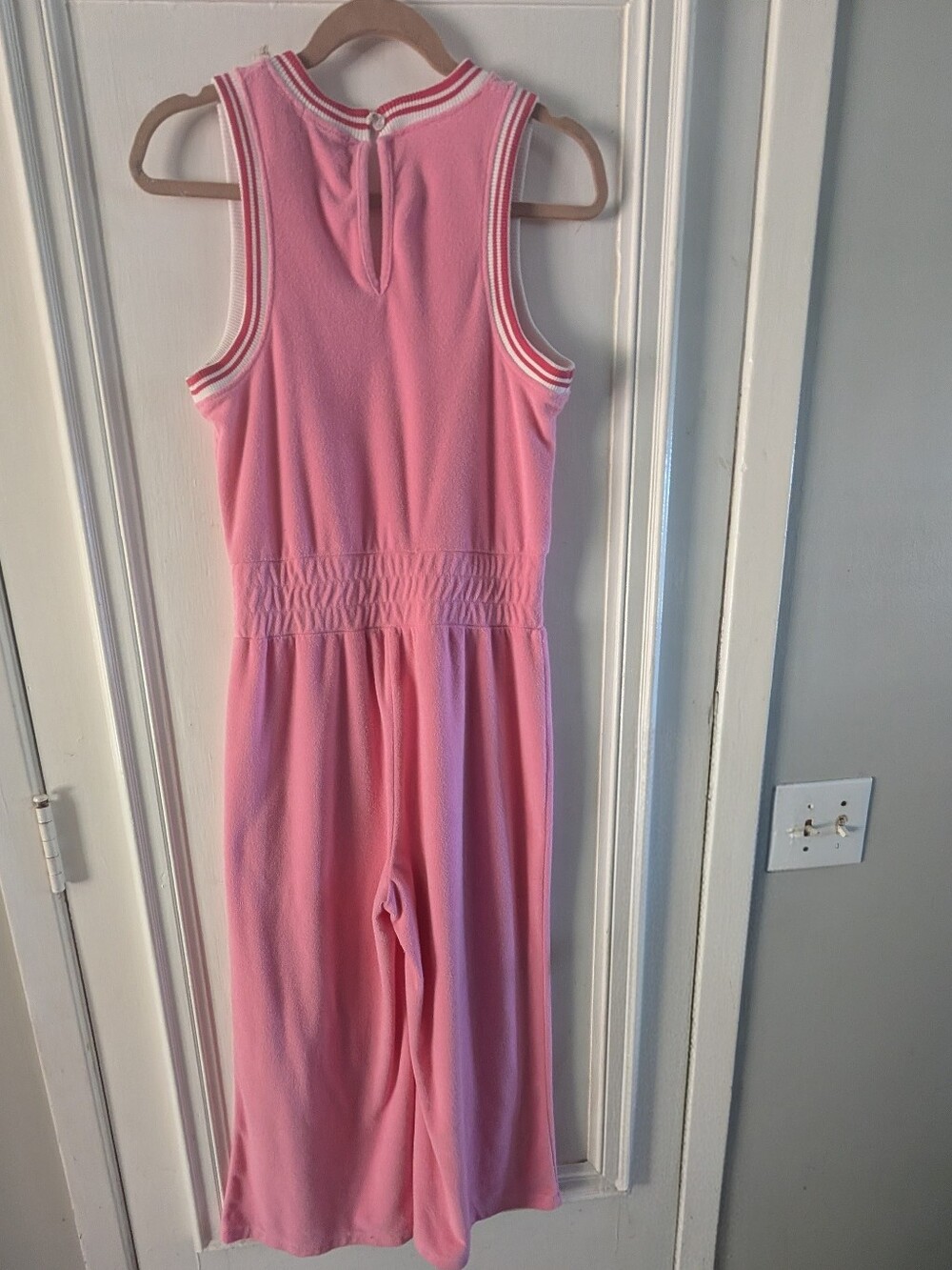 Juicy By Juicy Couture Towel Terry Sleeveless Jumpsuit. Small - Picture 3 of 5